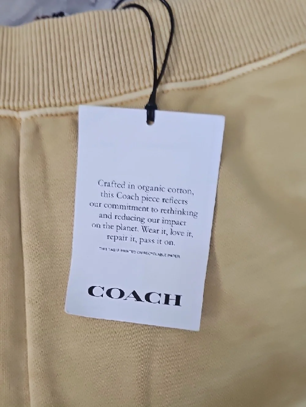 NWT Coach Outlet Garment Dye Retro Sweatshorts Size XL